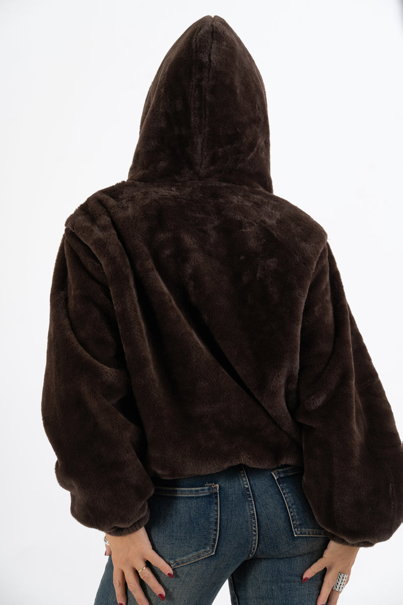 Pellicciotto Dream Cozy con cappuccio