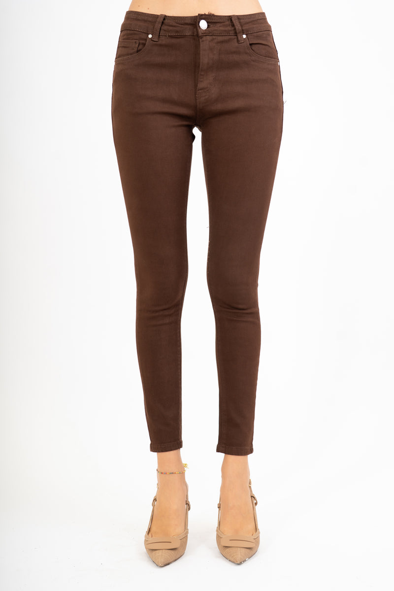 Jeans ColorSkin Marrone