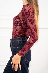 Maglia Velvet Bloom Round