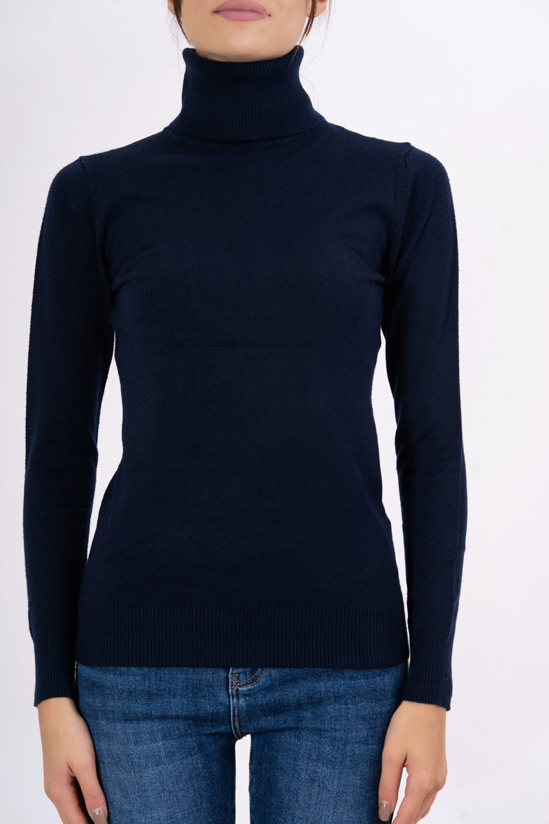 Maglia Dream Basic Dolcevita in Viscosa