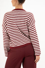 Maglioncino Candy Lines rigato over