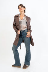 Camicia Rigata Sheer Glam