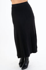 Gonna Soft Pleat in maglia plissé