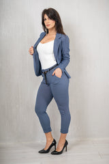 Outfit Spinato Blu Jeans