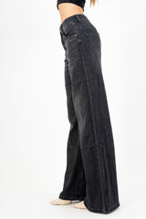 Jeans flare soft-touch Black wash