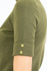 Maglia KnitChic con Mezzo Collo e Bottoncini