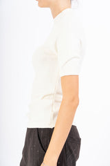 T-shirt Chic paillettes in viscosa elasticizzata