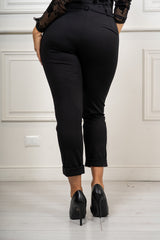 Pantalone Margot a sigaretta Nero