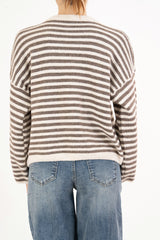 Maglioncino Candy Lines rigato over