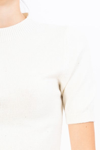 T-shirt Chic paillettes in viscosa elasticizzata