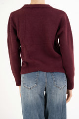 Maglioncino Teddy Chic con toppa ricamata