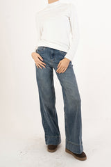 Maglia SoftTouch collo vulcano in viscosa elasticizzata