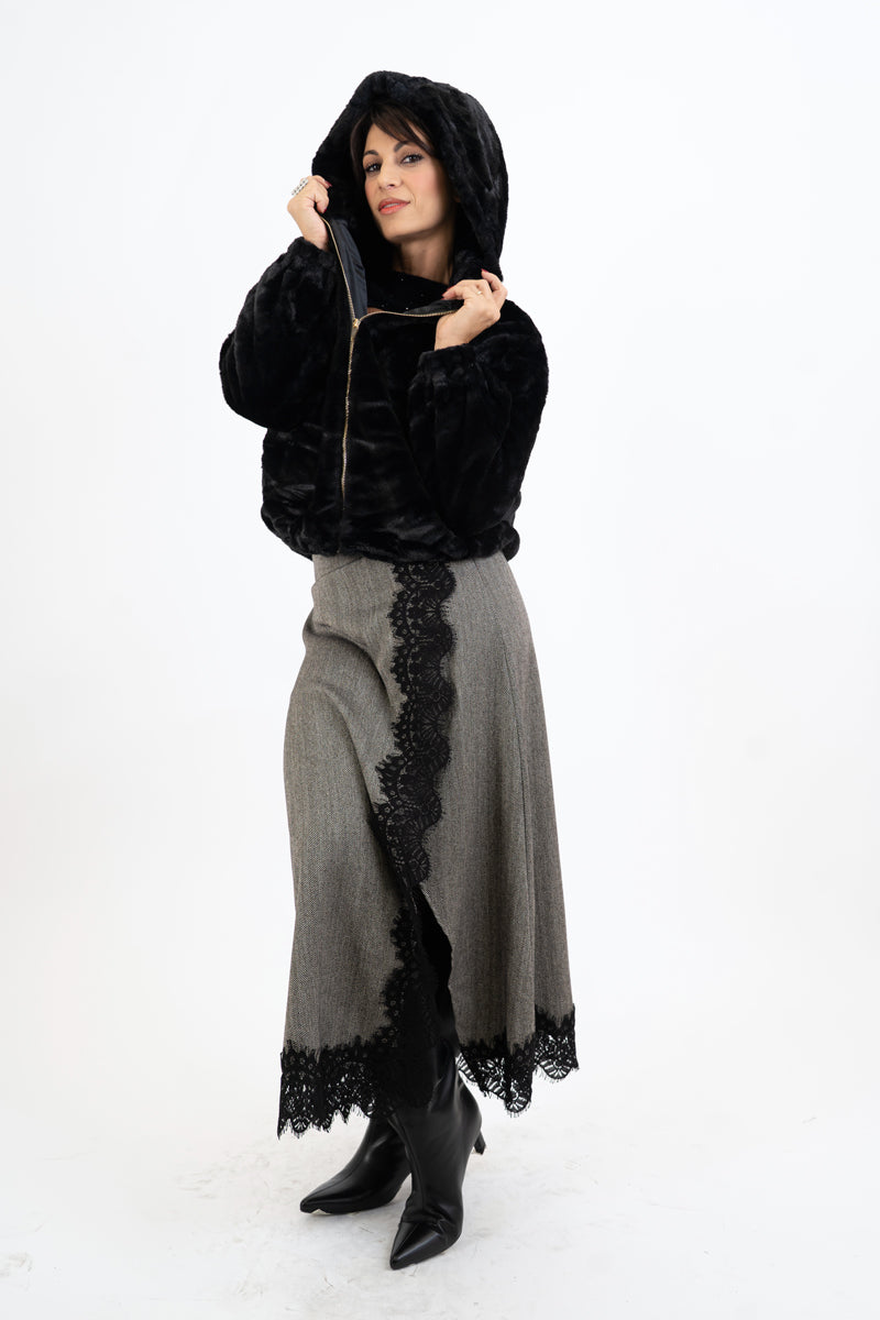 Pellicciotto Dream Cozy con cappuccio