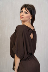 Maglia fiocco schiena chic
