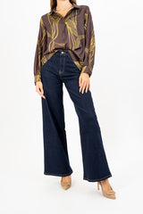 Jeans Wide-Leg Lavaggio Zero