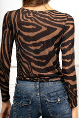 Maglia Aveline Zebrata