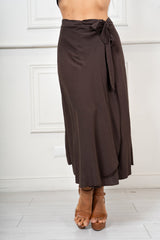 Gonna Lunga Pareo in Viscosa Made in Italy