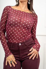 modella indossando Maglia Aveline colore