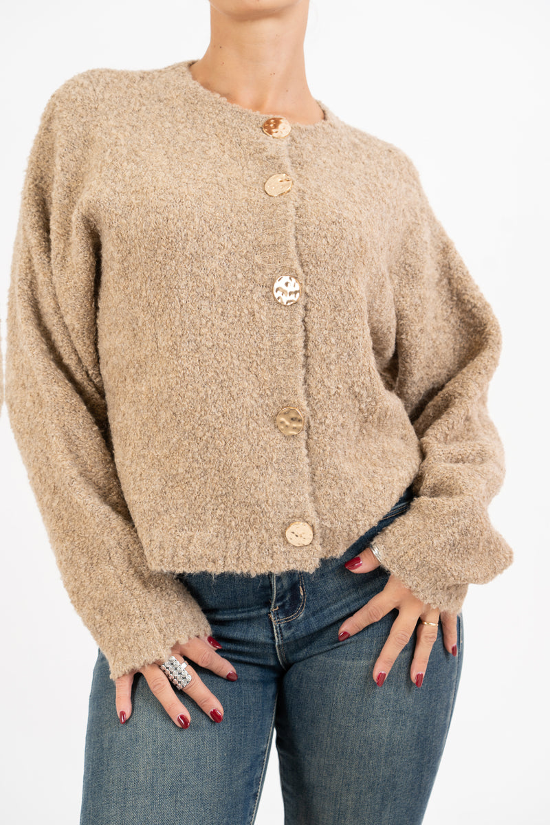 Cardigan SoftCloud in filato bouclé
