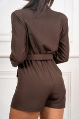 modella indossando Tutina Blazer Ardelle colore