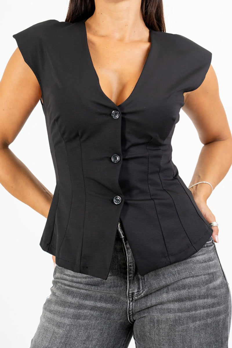 Power Shoulders Gilet