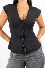 Power Shoulders Gilet