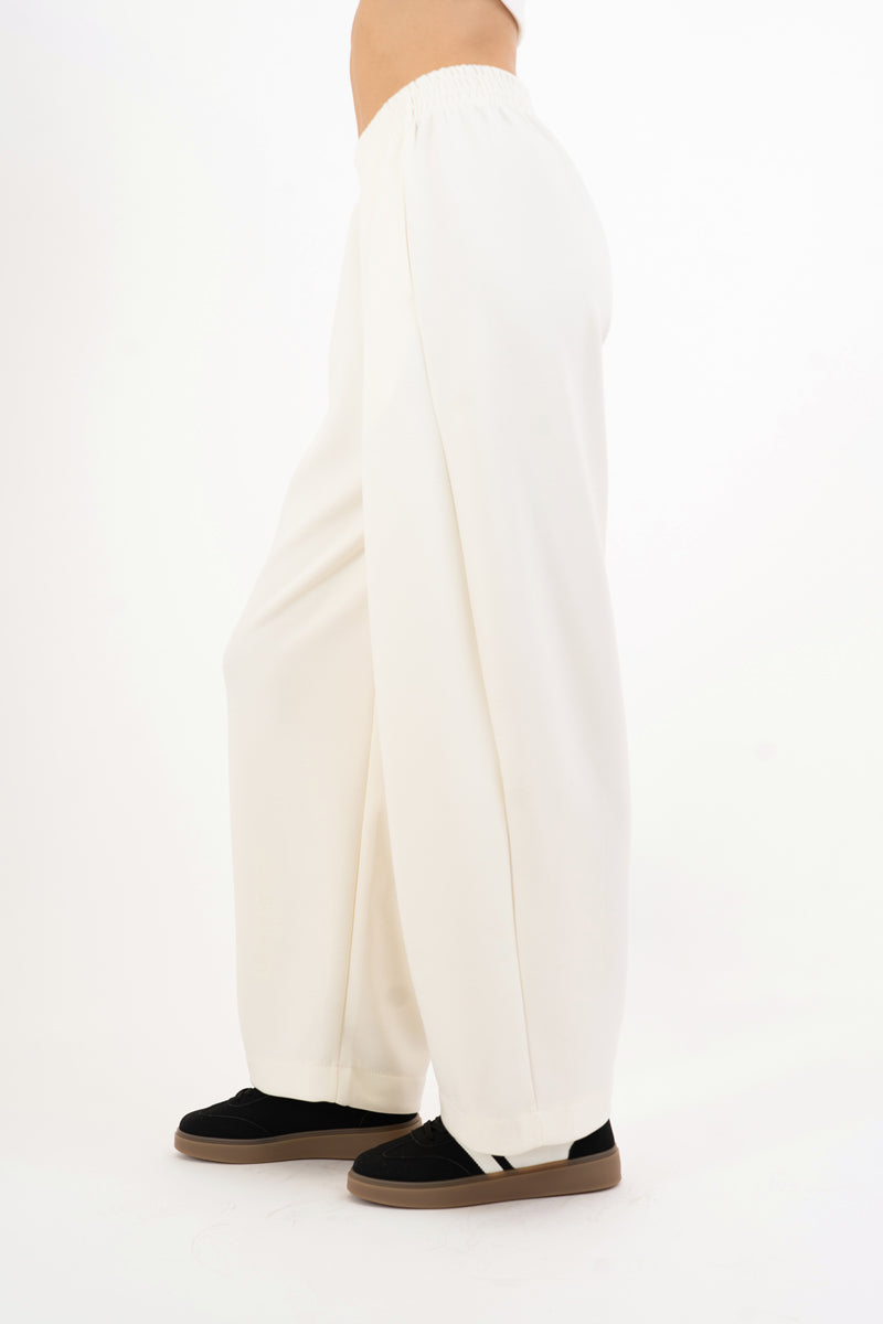 Pantalone Soft Fit con elastico in vita