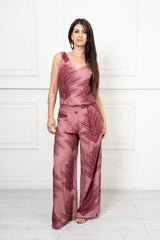 Pantalone palazzo Palm Mirage in viscosa