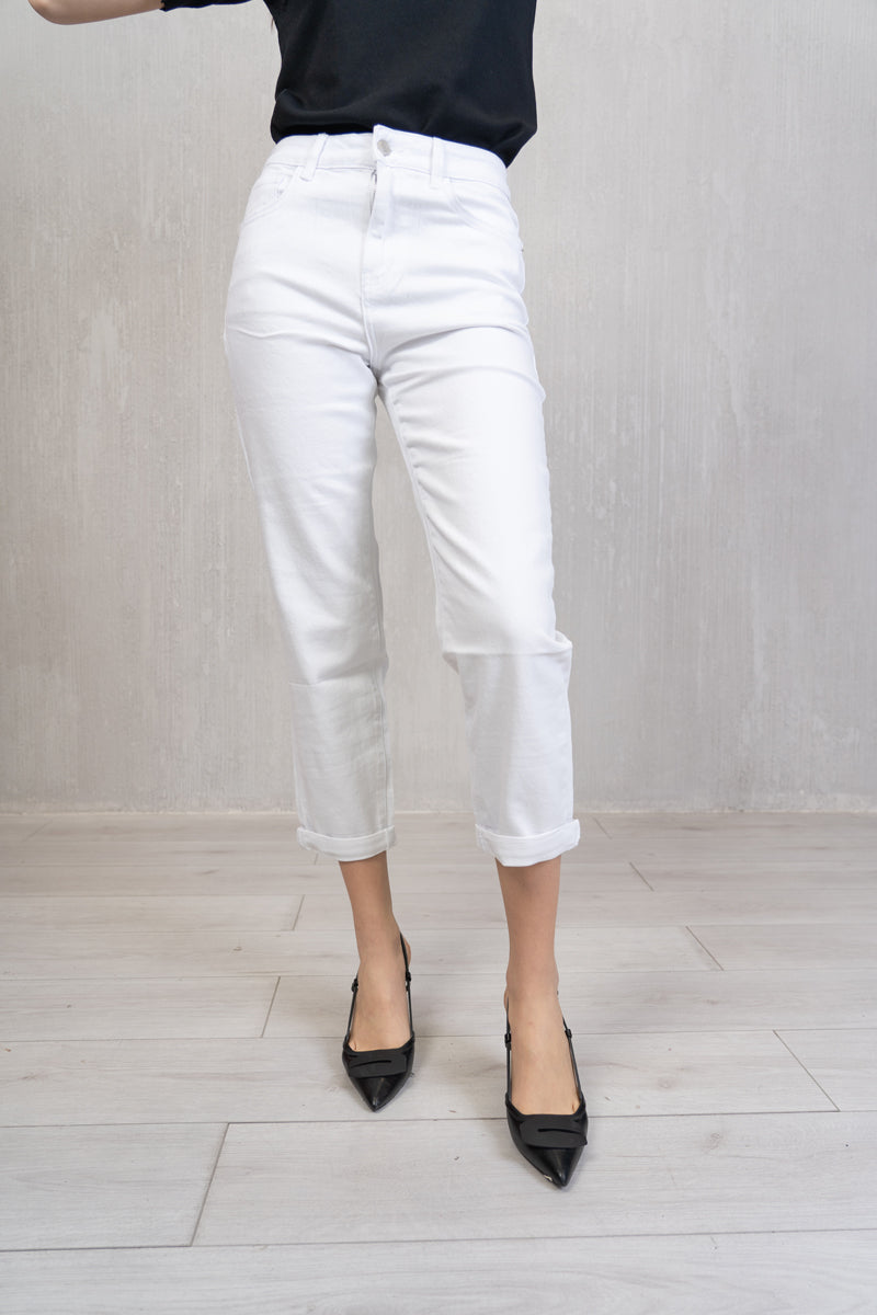 Jeans Mom Fit bianco – Casual chic