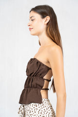 Top Bali Breeze a fascia con schiena scoperta