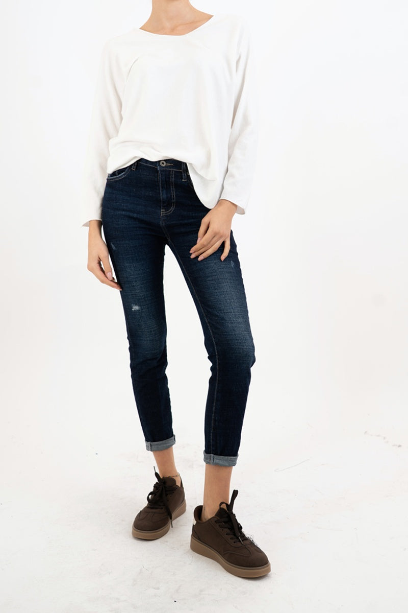 Maglia SoftVibe in misto viscosa scollo a V