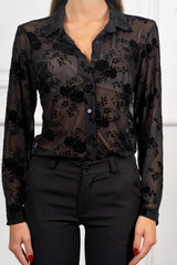 modella indossando Camicia Floris colore