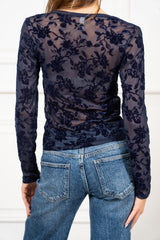 Maglia Velvet Bloom V
