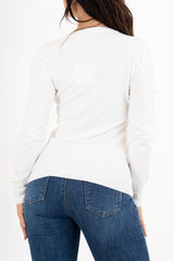 Cardigan in maglia fine con bottoni