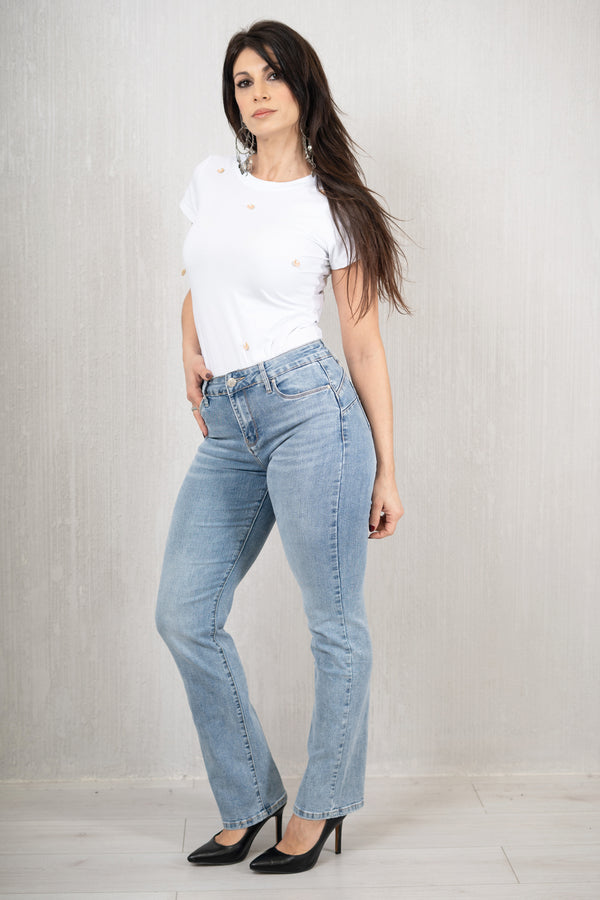 Jeans elasticizzato push up