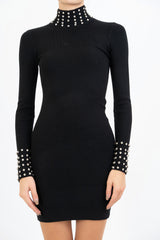 Tubino Shine con strass su collo e polsi