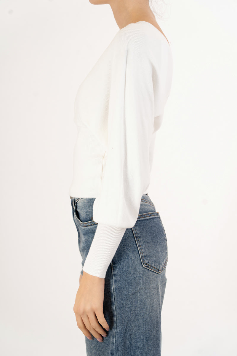 Maglia SoftCross incrociata in viscosa elasticizzata