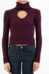 Maglia GoldKeyhole in misto viscosa