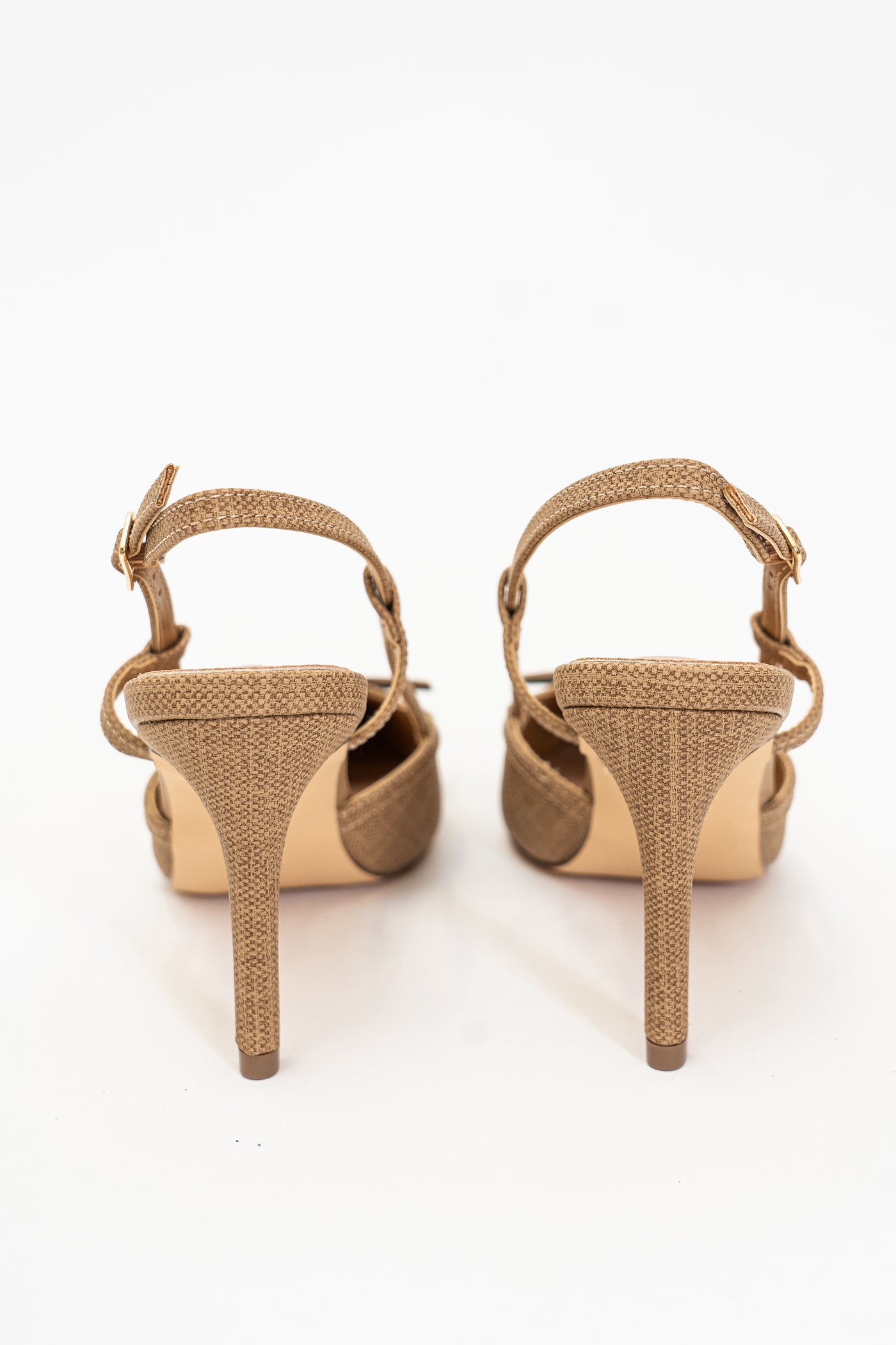 Décolleté Slingback con Fiocco – Khaki Elegante