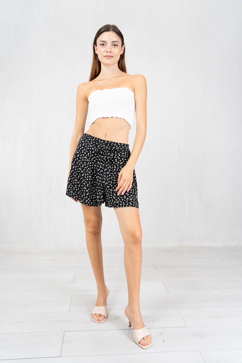 Shorts Flower Muse con fusciacca