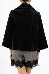 Cappottino VelvetShell corto doppio petto