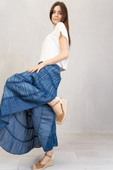 Maglia crop quadrata viscosa leggera