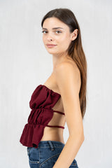 Top Bali Breeze a fascia con schiena scoperta