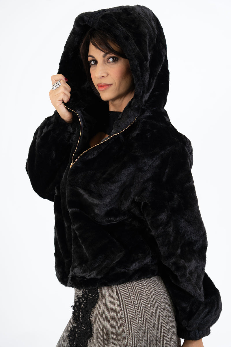 Pellicciotto Dream Cozy con cappuccio