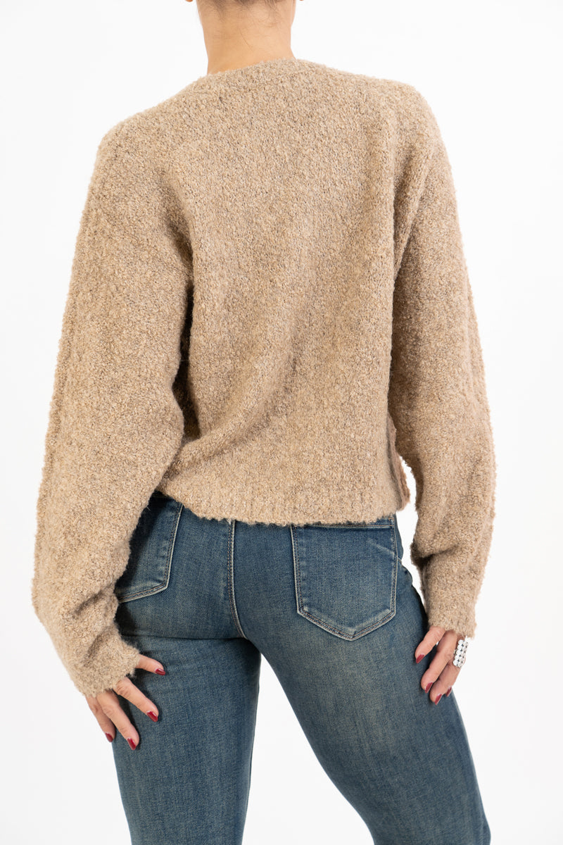 Cardigan SoftCloud in filato bouclé