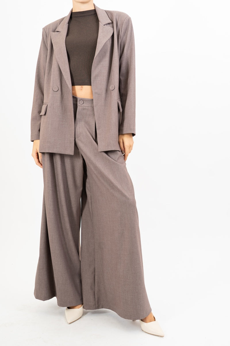 Blazer Over Double Taupe