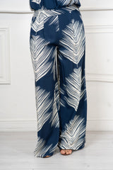 Pantalone palazzo Palm Mirage in viscosa