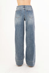 Jeans Mega Baggy a vita regolare