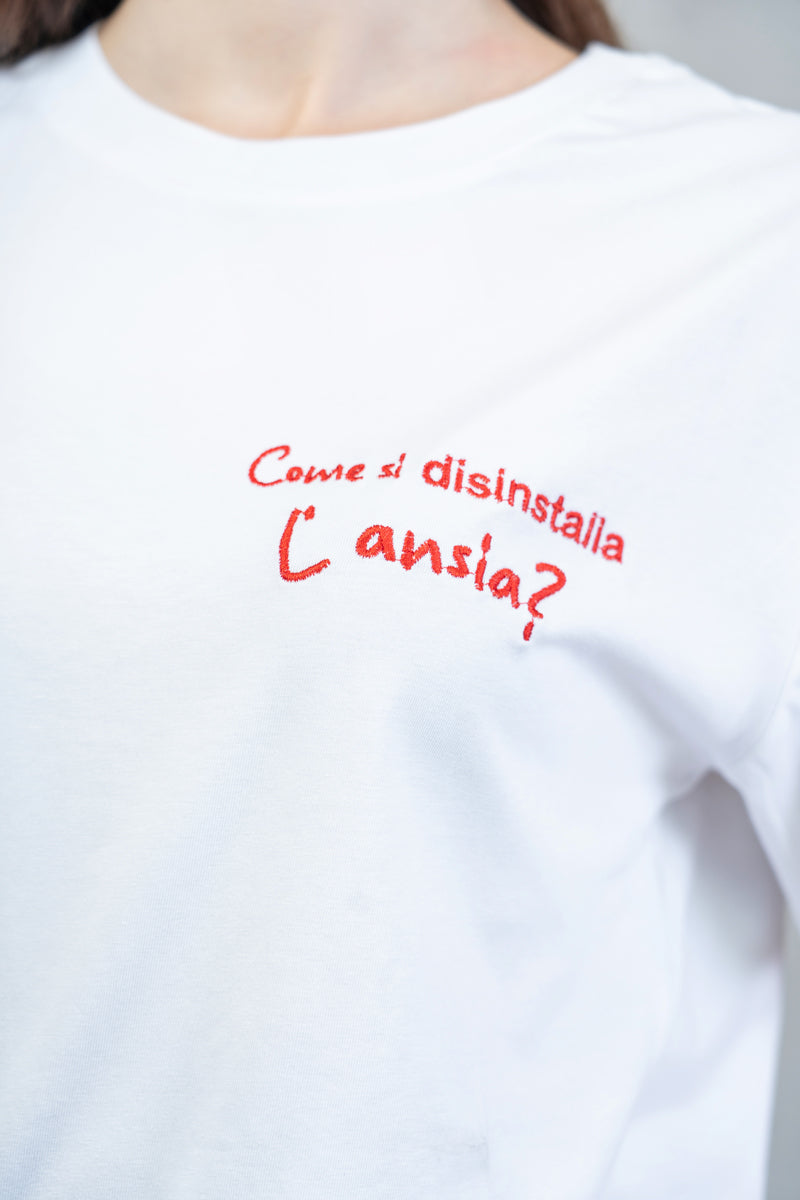 T-shirt “Come si disinstalla l’ansia?”