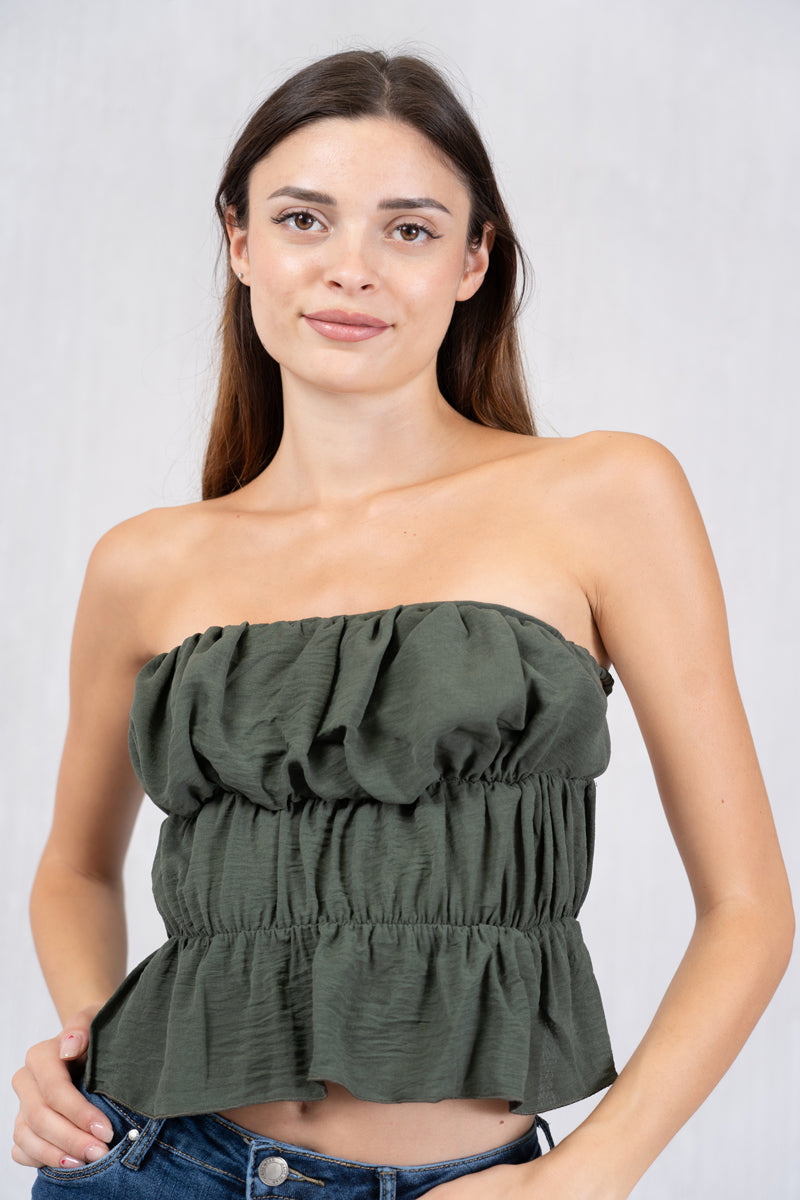 Top Bali Breeze a fascia con schiena scoperta